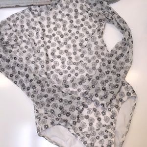 Honeycut Dancewear Daisy Print Leotard Sz XXS (0-2)